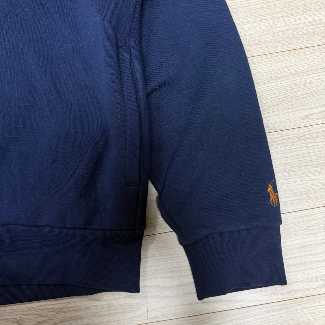 폴로 랄프로렌 네이비 후드티 L (QR 인증) 상품이미지3
