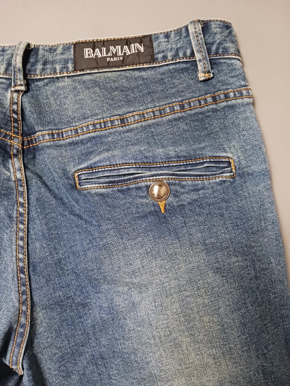 [34] 발망 워싱 포켓 디테일 데님 팬츠 청바지 상품이미지9