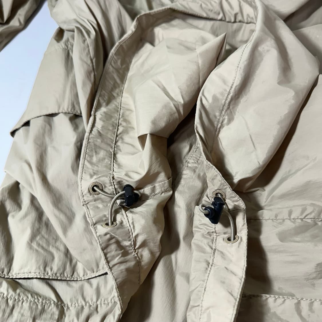 L 105 펜필드 딥베이지 4포켓 히든후디 나일론 경량바람막이 상품이미지6