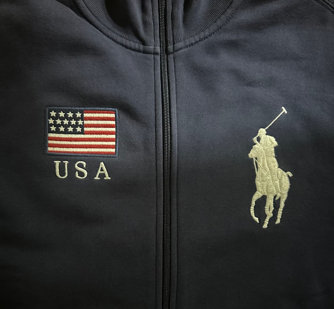 폴로 랄프로렌 빅포니 USA 집업 M 상품이미지3
