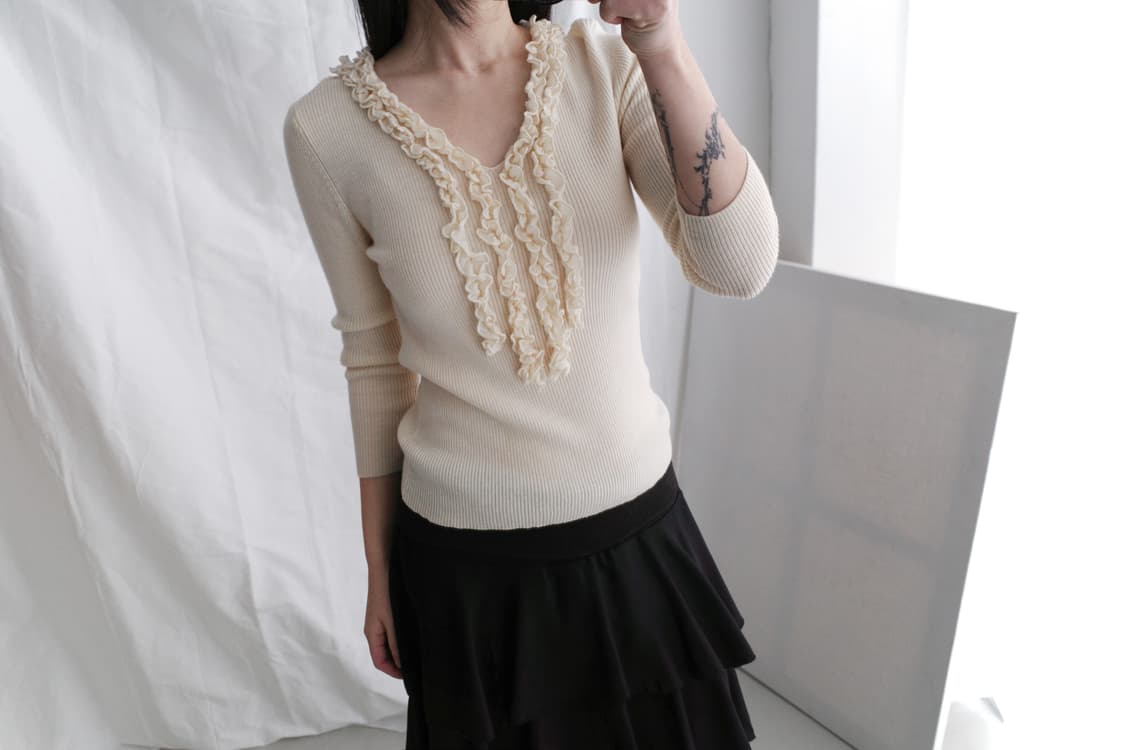 frill knit 상품이미지5