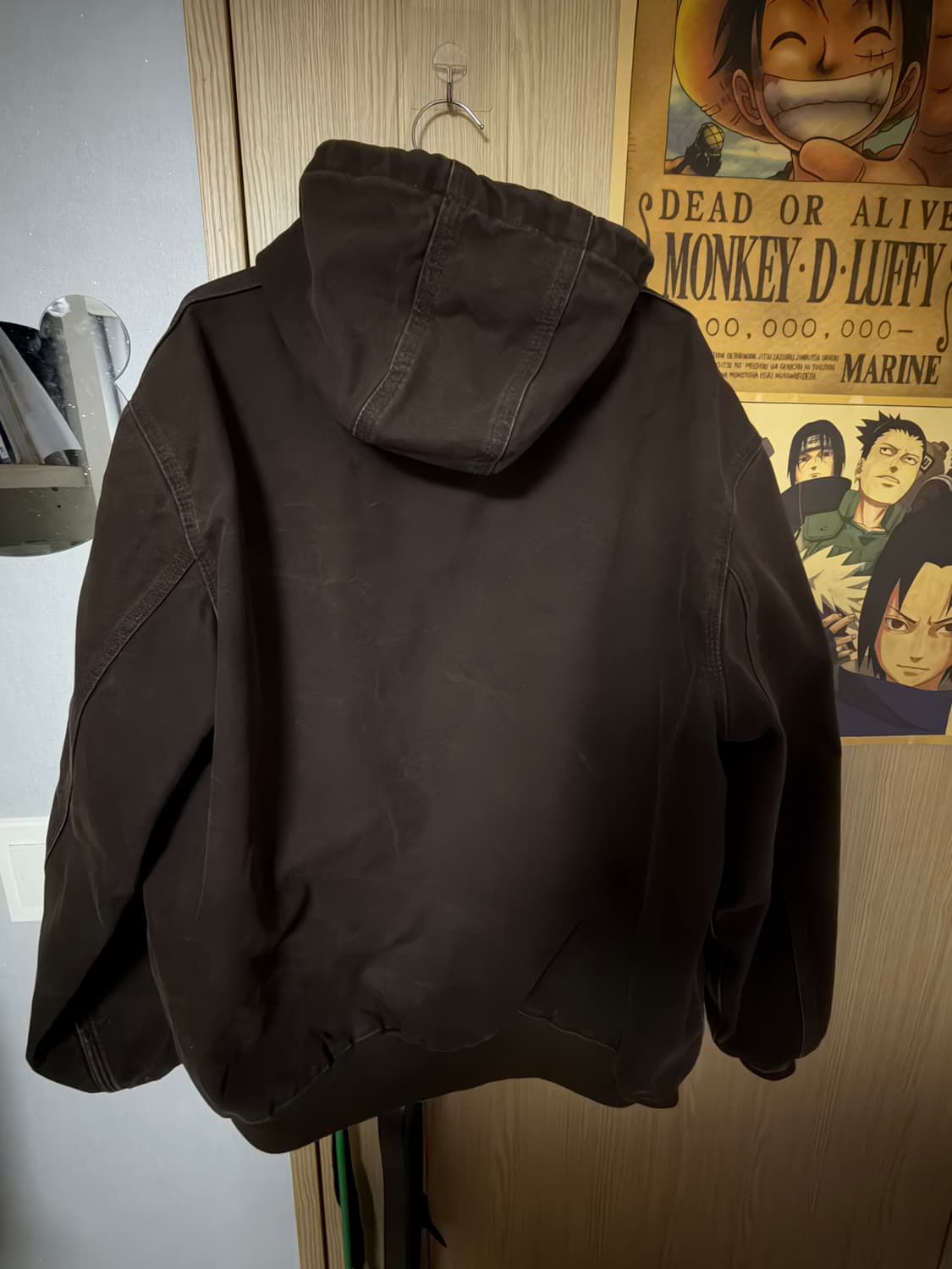 칼하트 J25 후드 자켓 (XL / 다크브라운) 상품이미지4