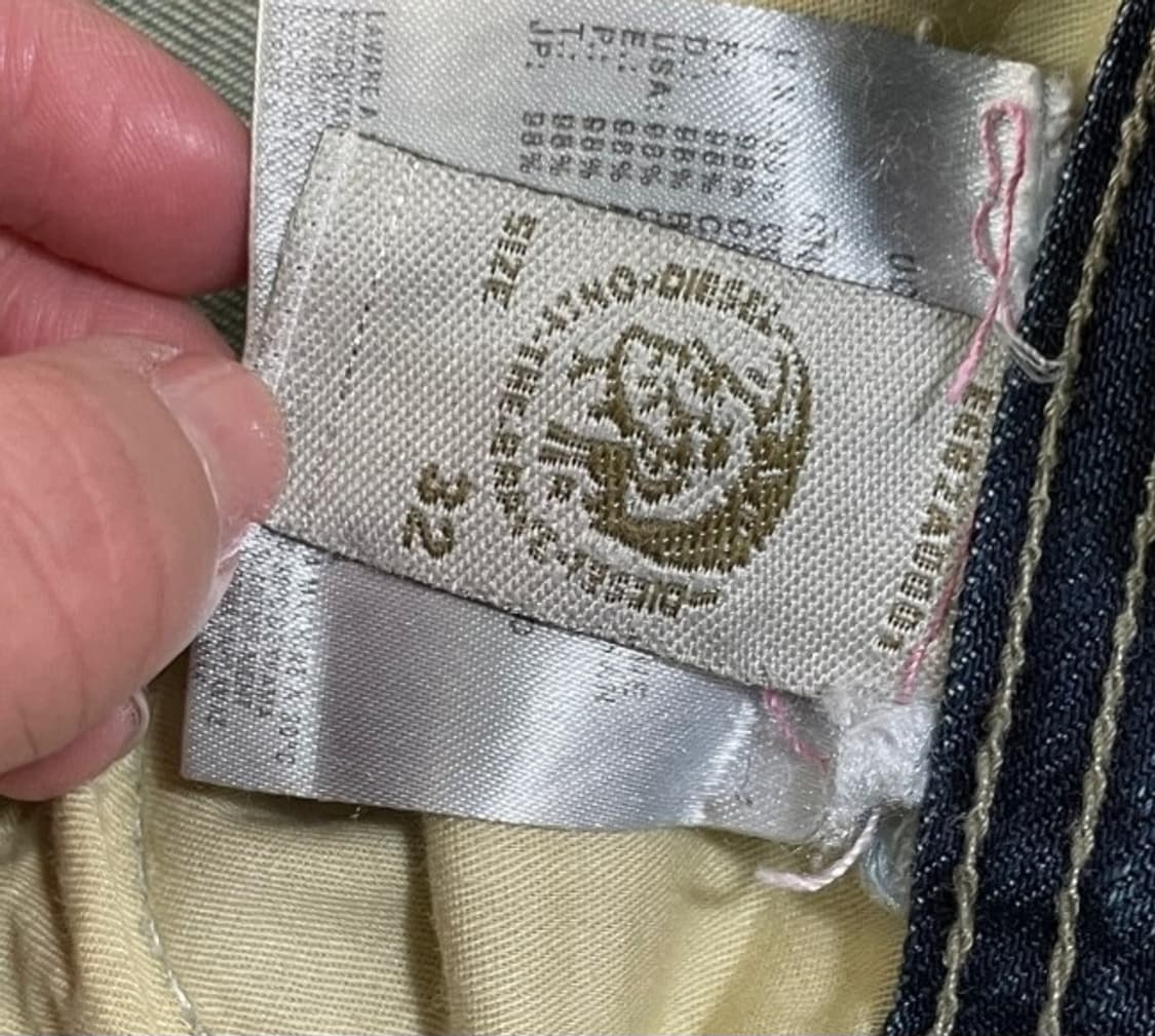 디젤 청바지 데님청바지 데님팬츠 32인치 상품이미지5