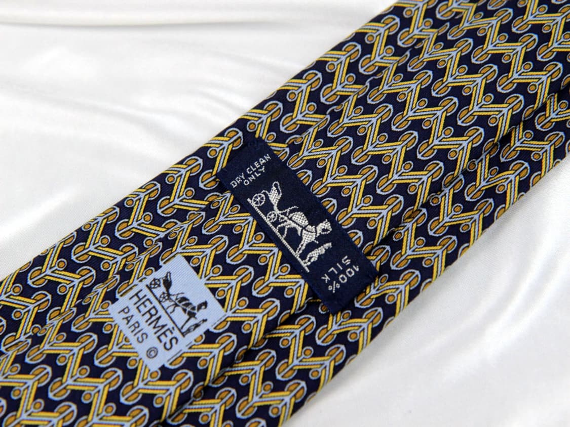 에르메스 8.4cm S등급 남자 명품 넥타이 상품이미지5