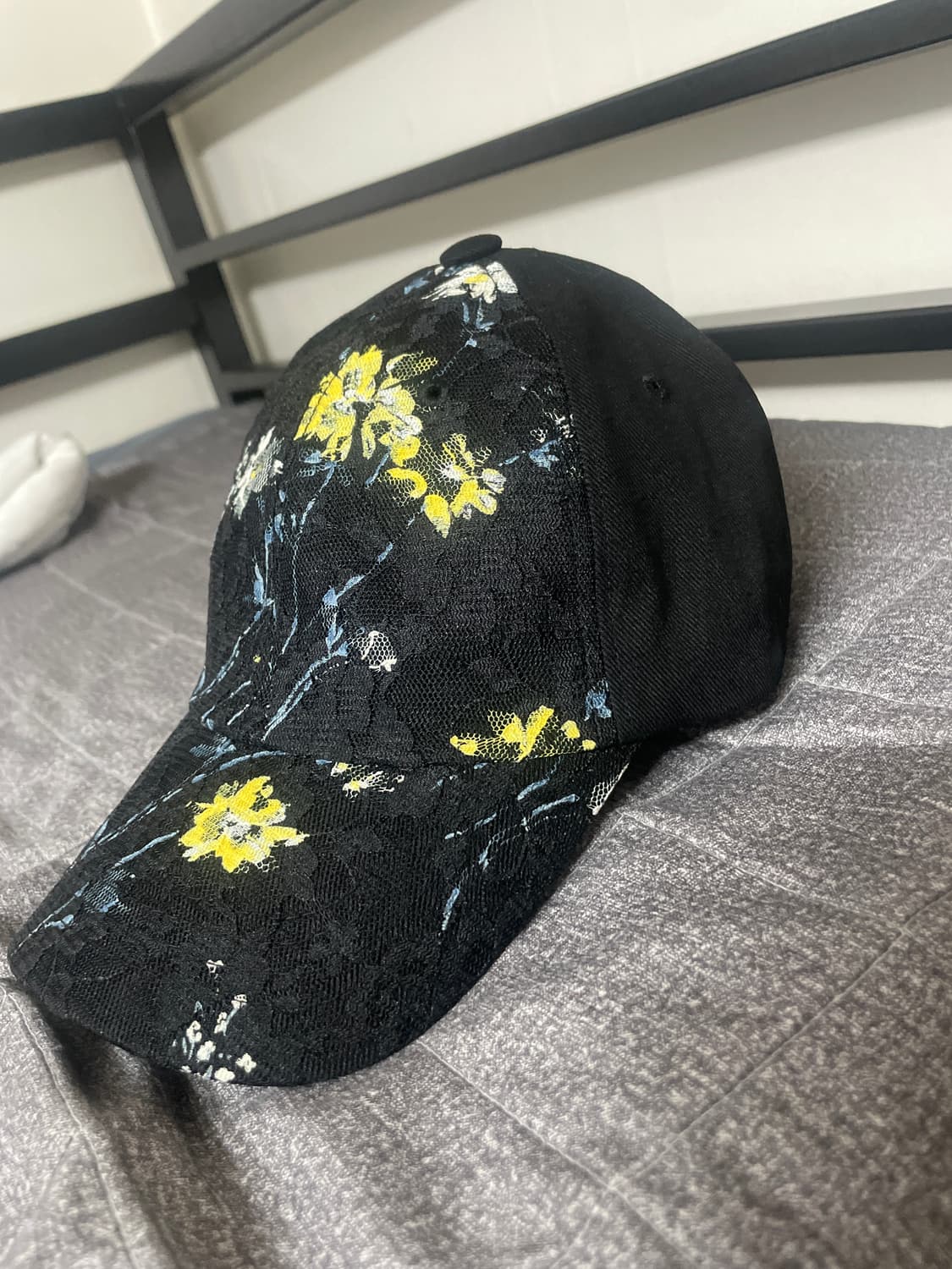크러쉬어게인 플로랄 블랙 볼캡 새제품 상품이미지2