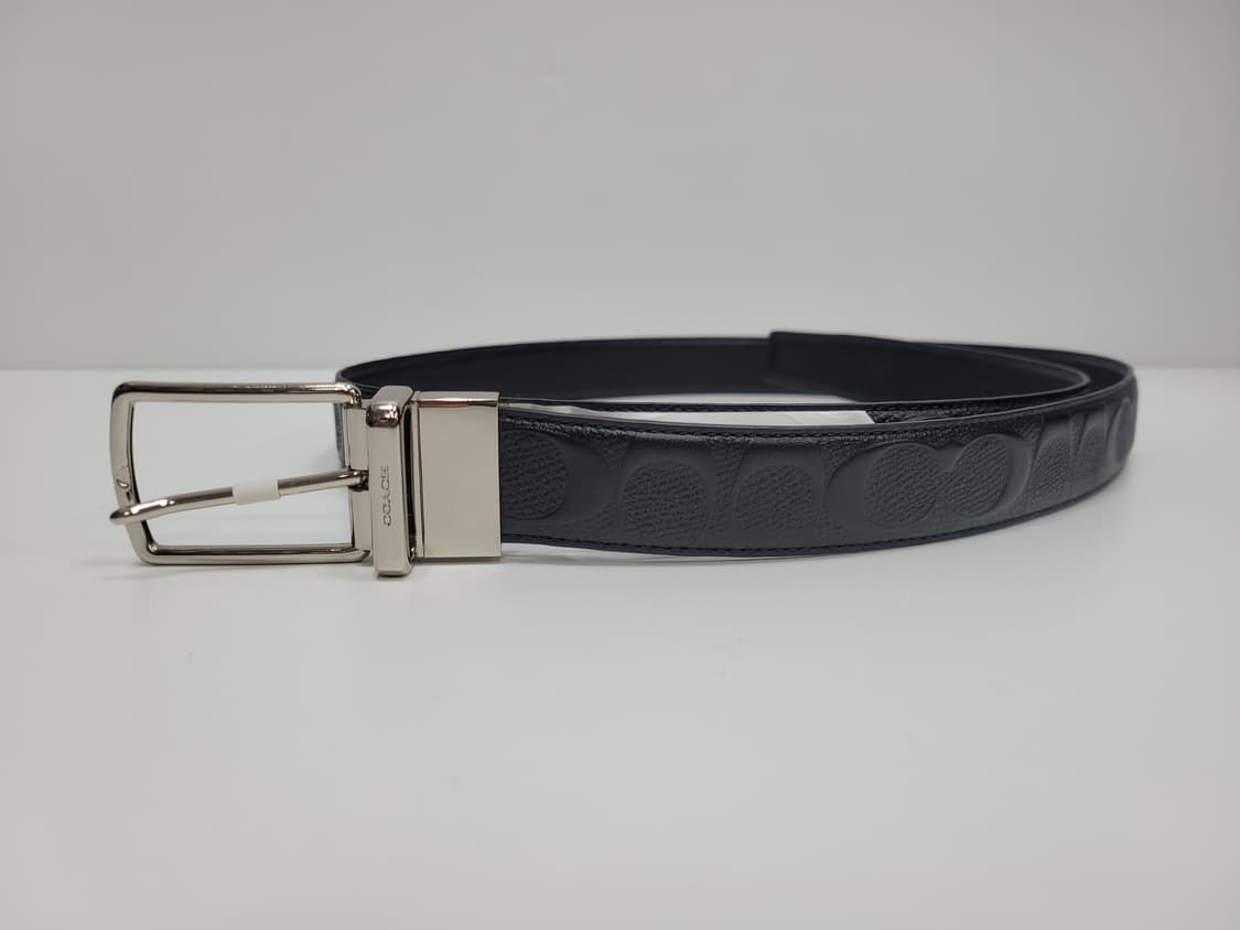 (새상품) COACH 코치 벨트 시그니처 엠보 블랙 F55158
 상품이미지4