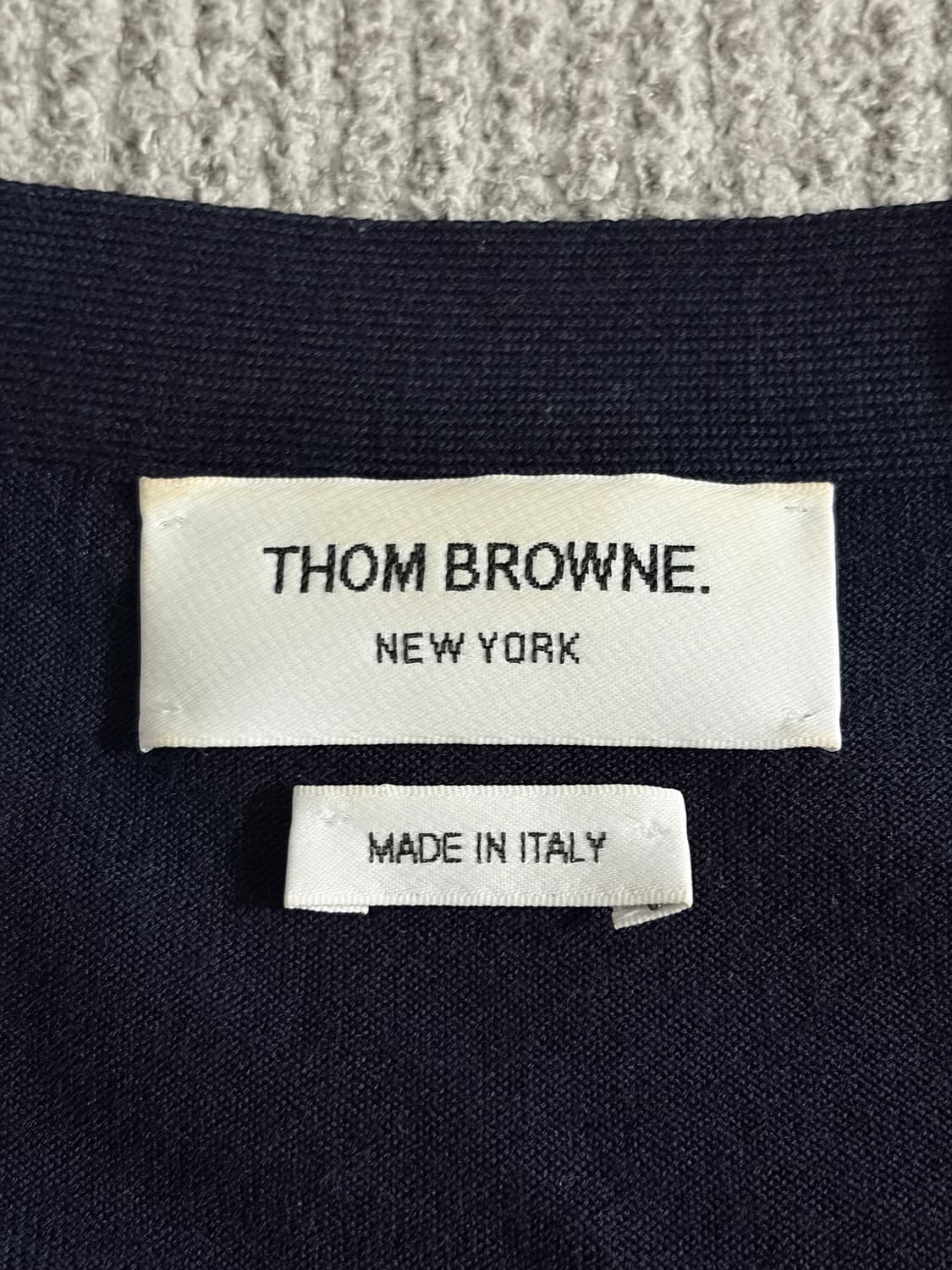 (실착 1회, 4) 톰브라운 메리노울 가디건 상품이미지4