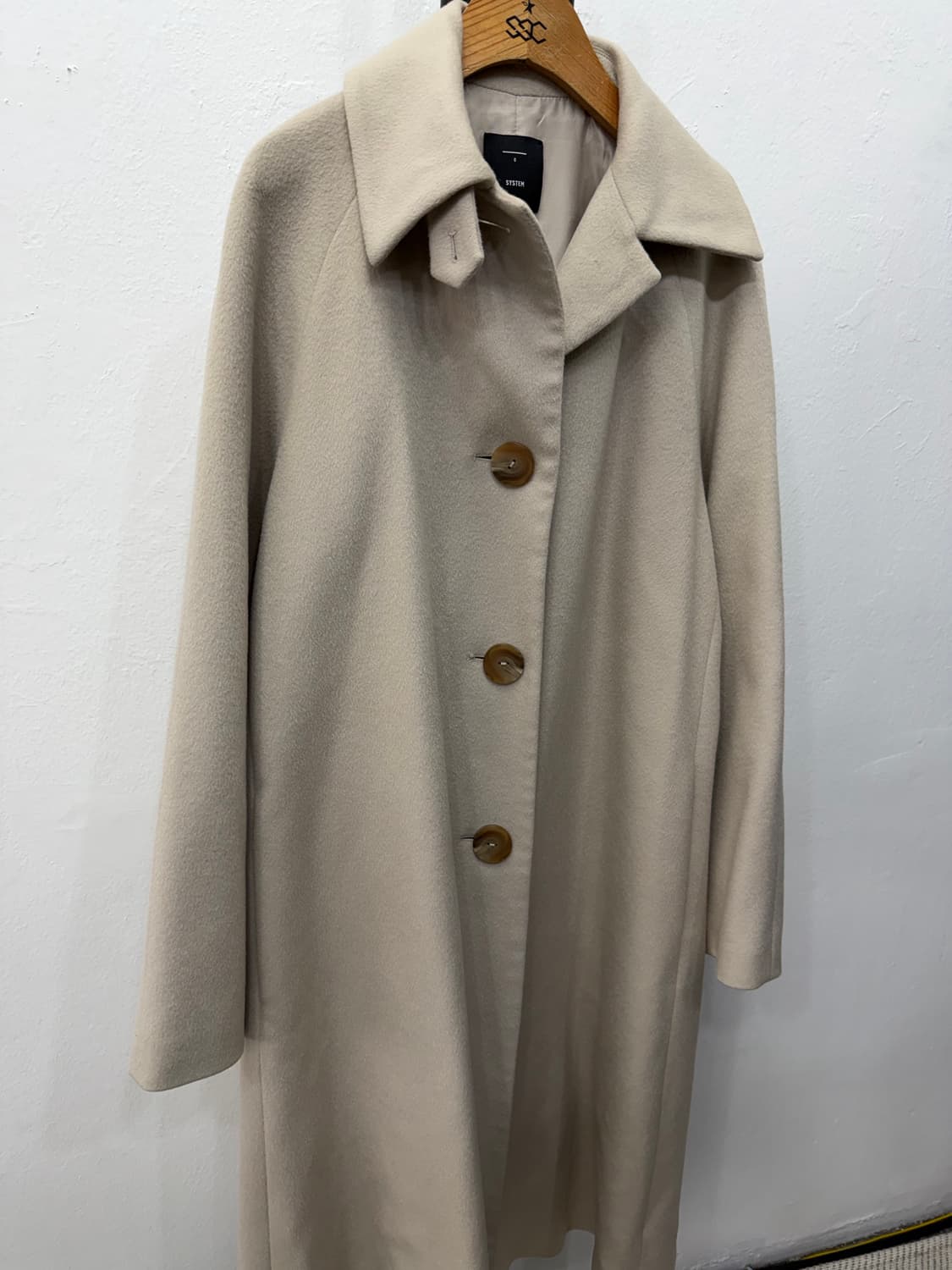 정품) SYSTEM 시스템 한섬 캐시미어 코트 82 상품이미지2
