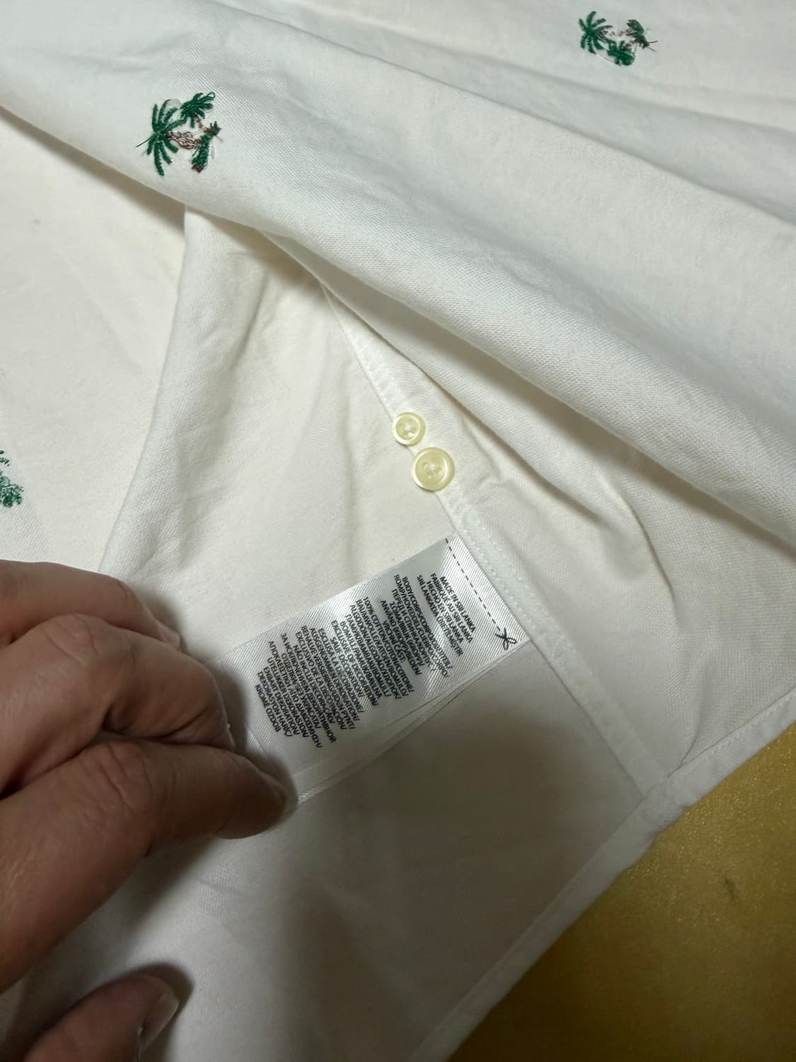 폴로 랄프로렌 바캉스 자수 셔츠 반팔 남방 105xl 상품이미지6