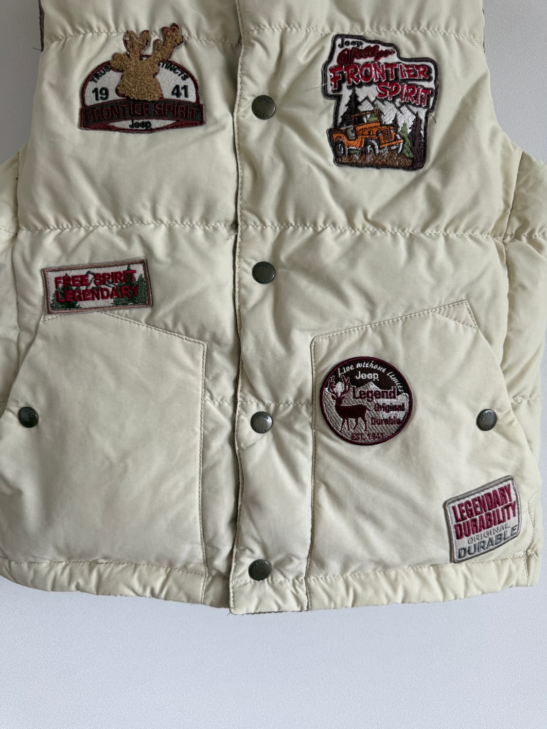 지프(Jeep) 리버시블 덕다운 베스트 상품이미지4