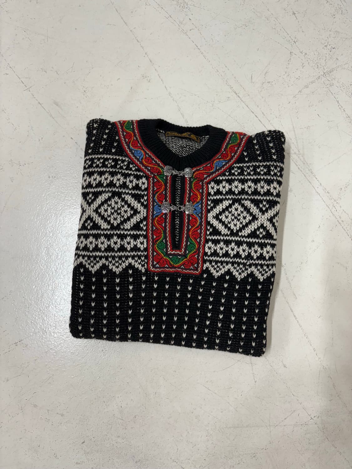 70-80‘s vtg Nordstrikk wool Sweater. 상품이미지10