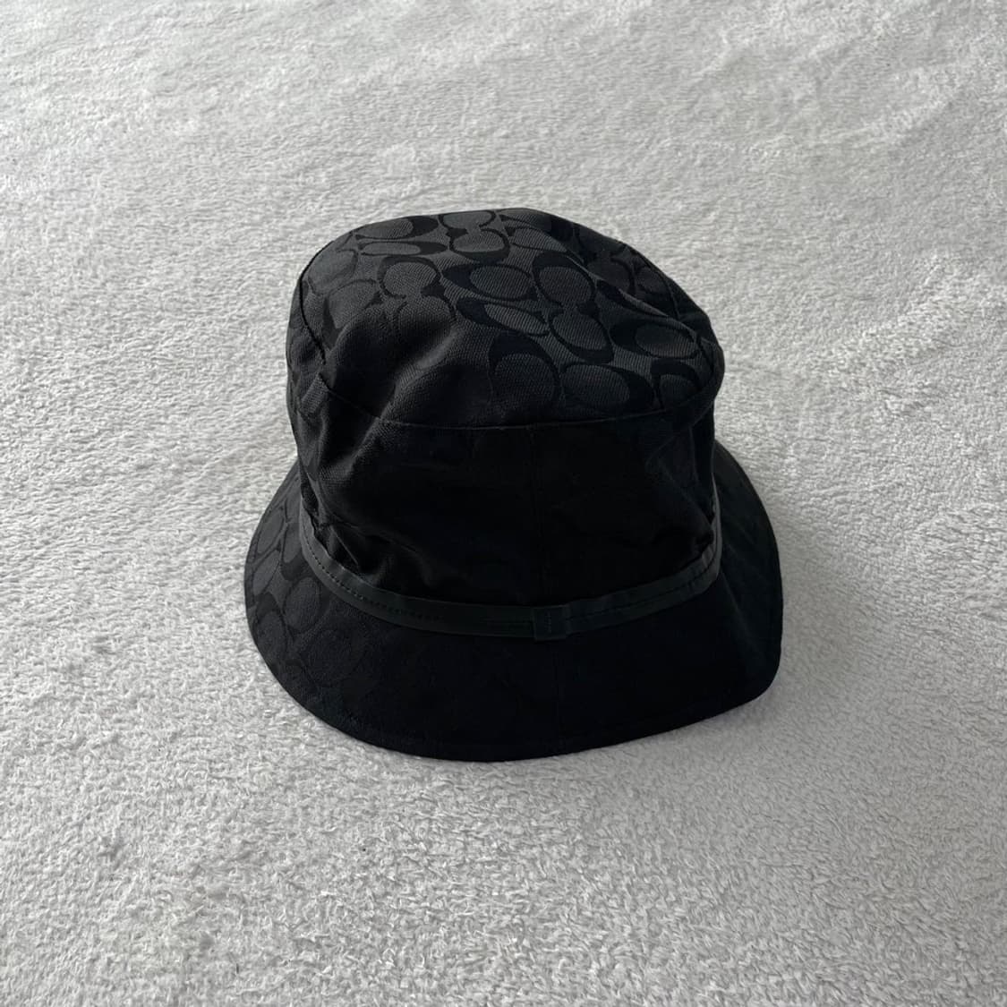 코치 여성 벙거지 버킷햇 모자 블랙 상품이미지1