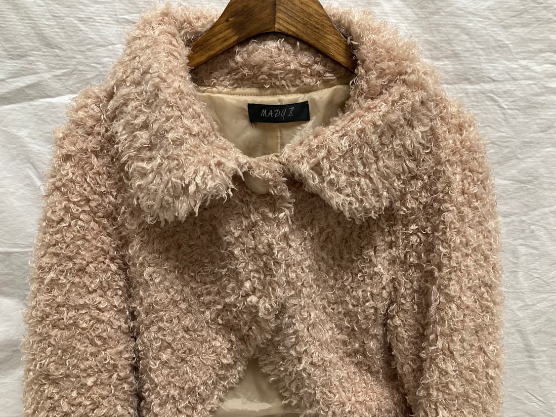 vintage crop fur jacket 상품이미지8