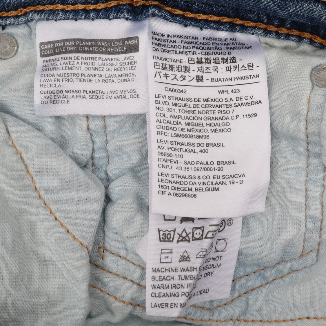 리바이스 502 레귤러 데님팬츠 상품이미지8