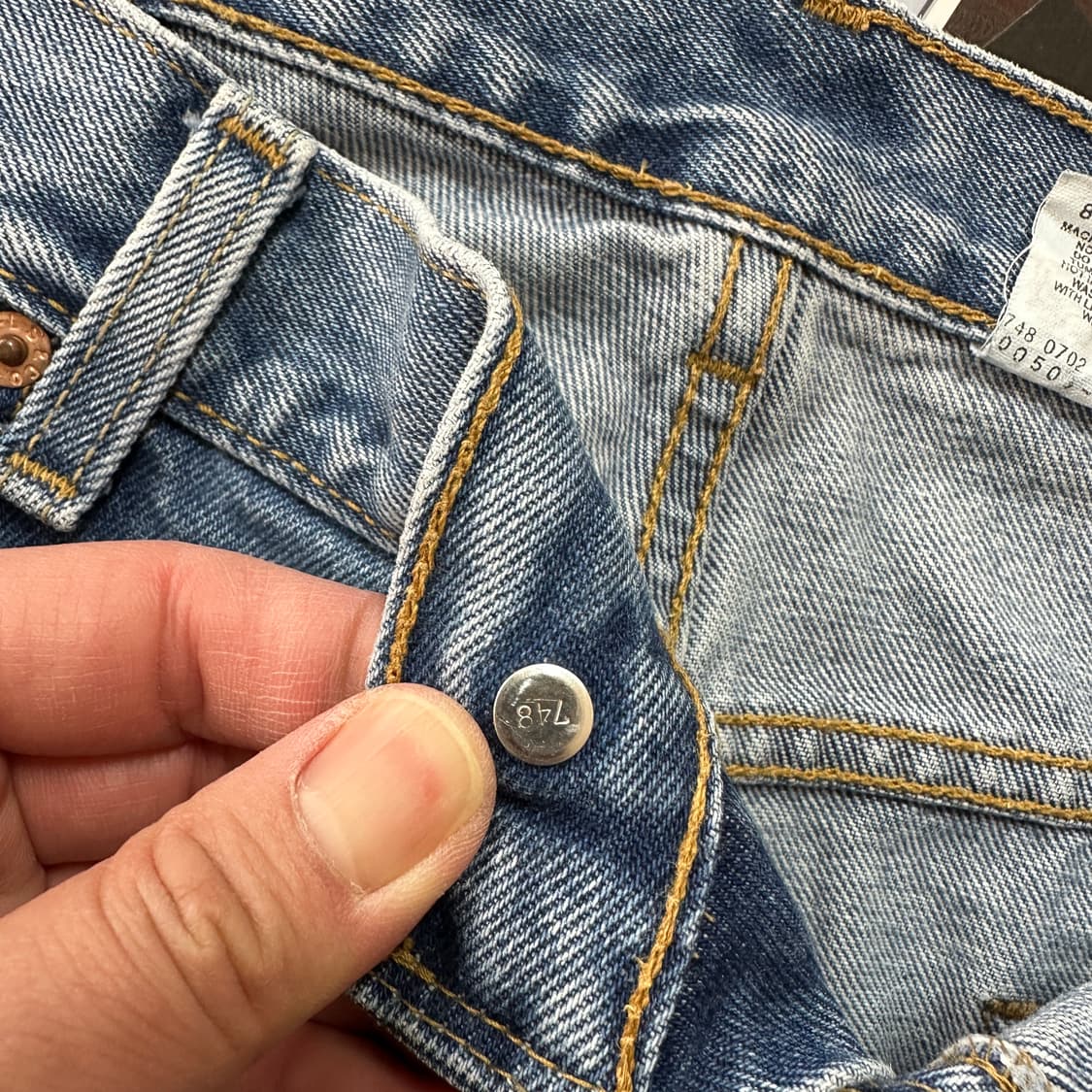 Early 00s 리바이스 505 블루 진 데님 팬츠 36 상품이미지7