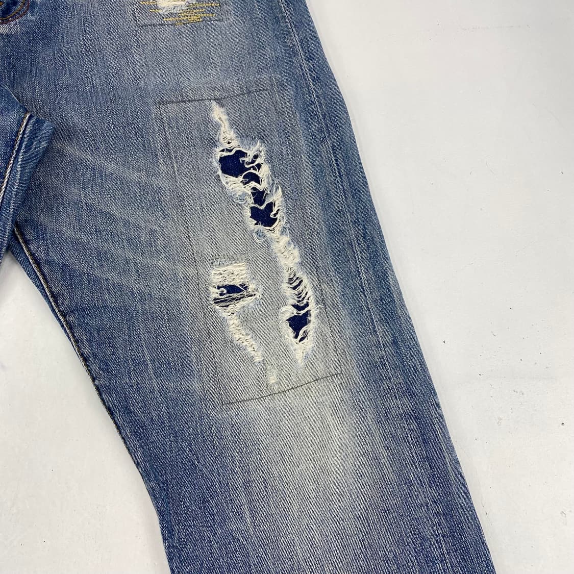 타미힐피거 패치 워크 디스트로이드 데님 진 (34) 상품이미지3