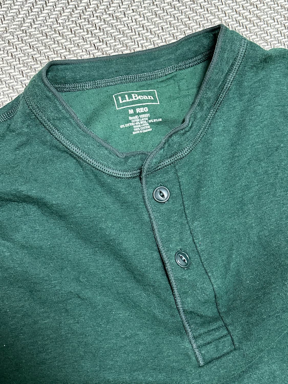 [엘엘빈] •Two Layer River Thermal Henley 상품이미지2