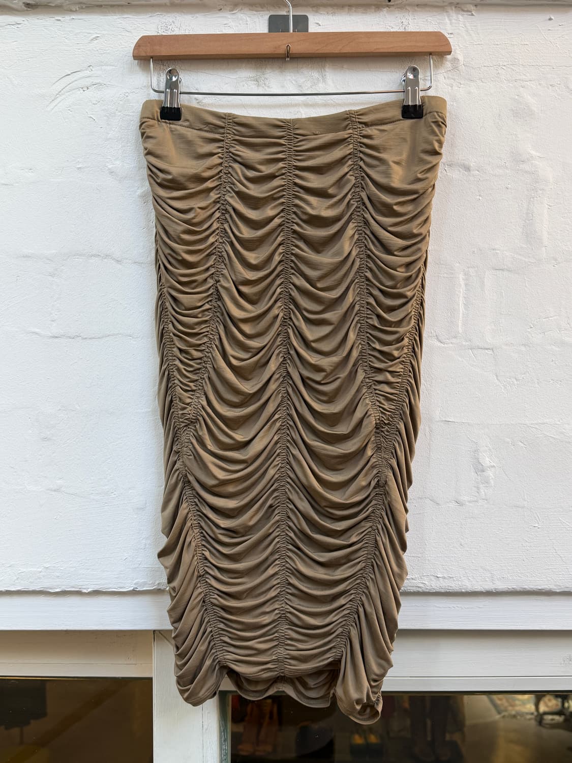 Donna Karan 도나 카란 러쉬드 주름 스커트 P 상품이미지7