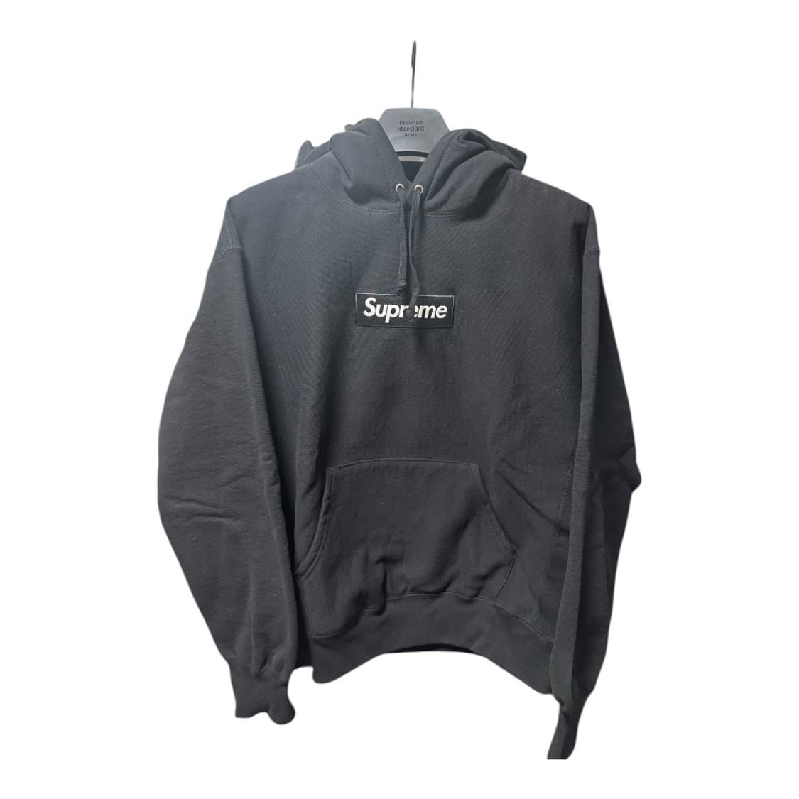 슈프림 박스로고 후드 스웨트셔츠 블랙 - 23FW 상품이미지2