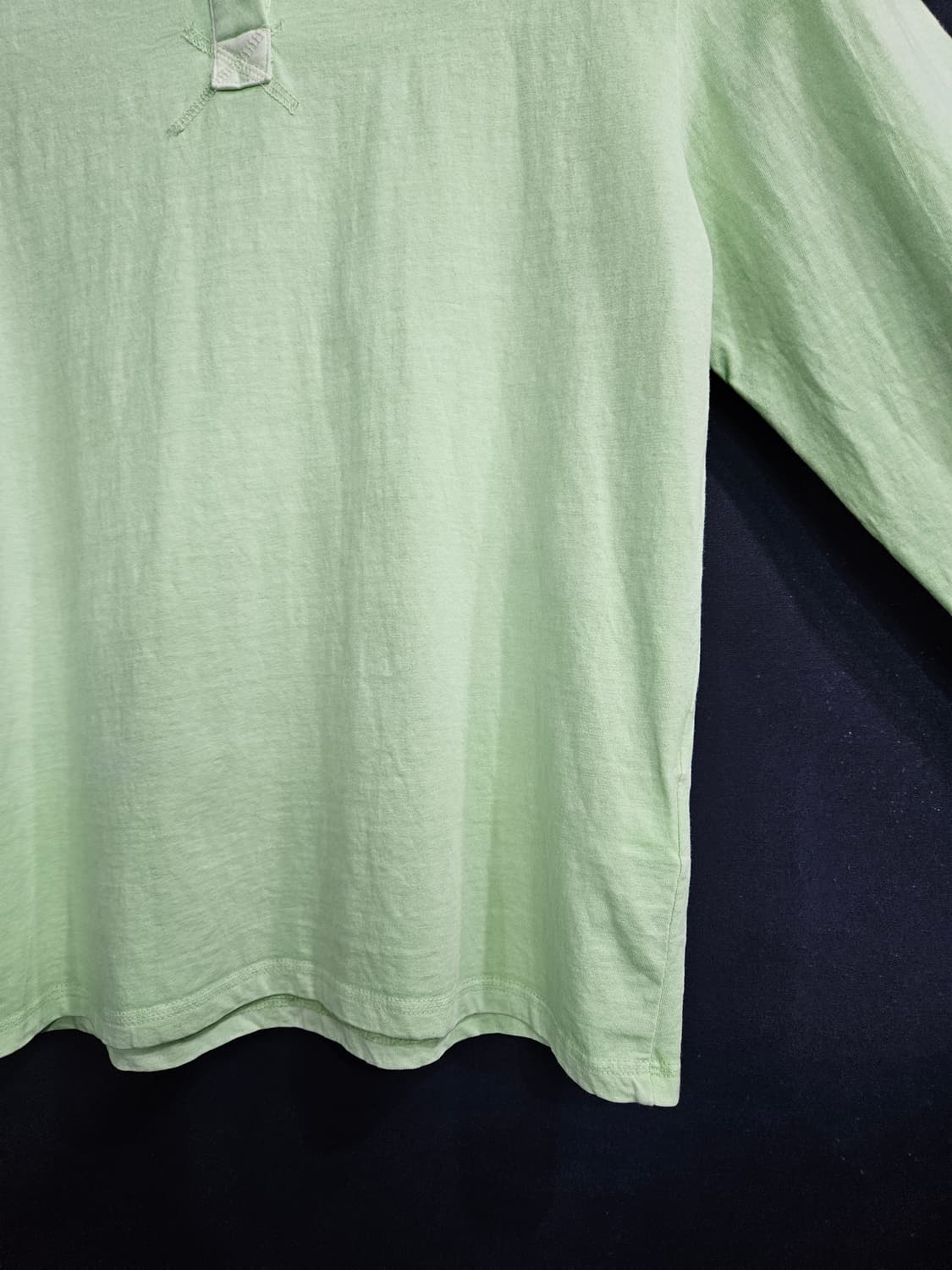 플라스틱 프로덕트 남성 오버핏 90~95 카라 긴팔티  상품이미지6