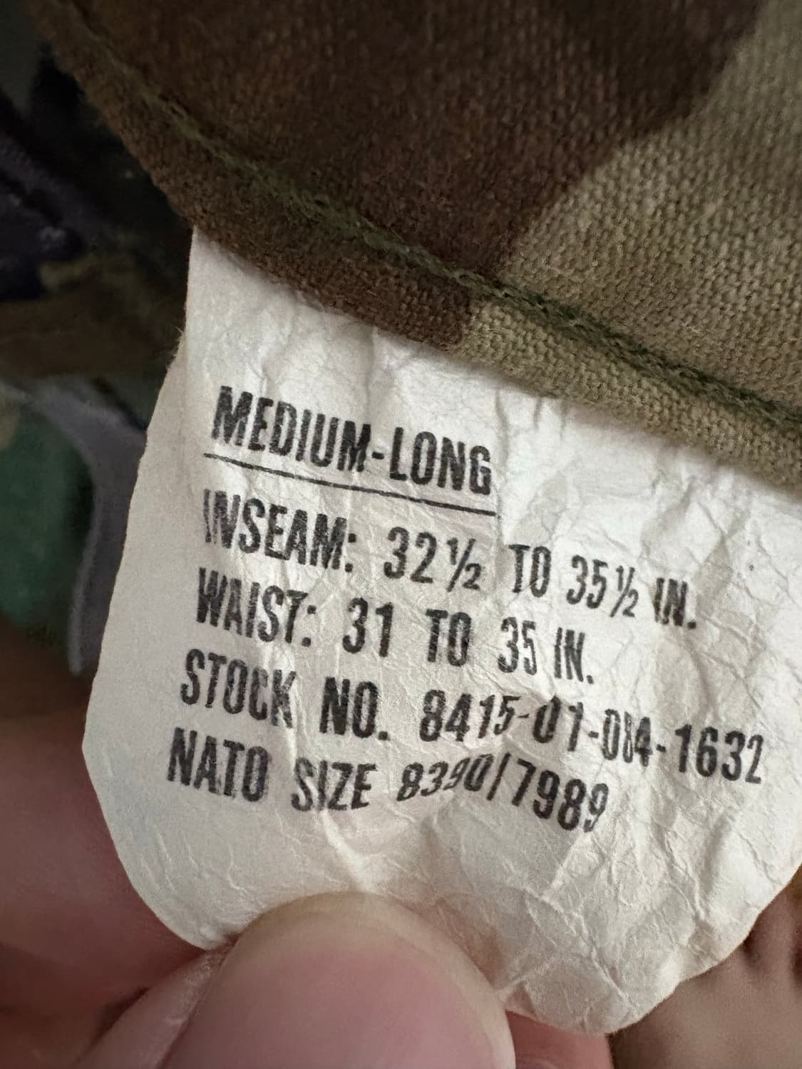 미군 woodland bdu pants (M-L) 상품이미지5