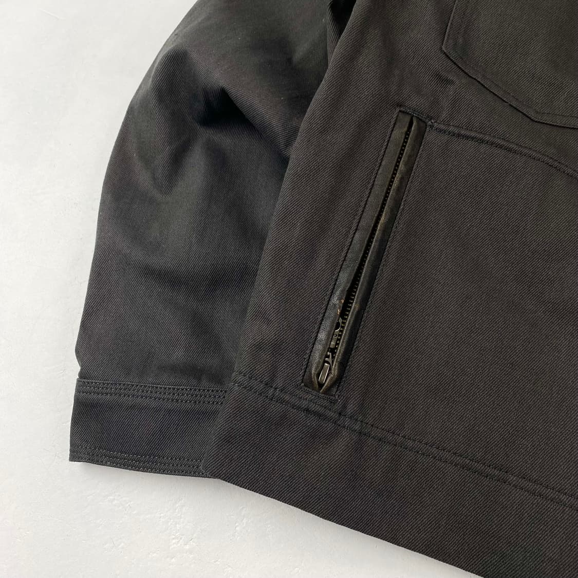 쿠어 레더 패치 워크 필드 자켓 (110) 상품이미지7