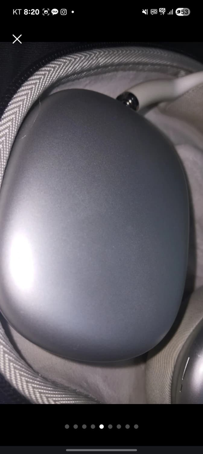 에어팟 맥스 실버 무하자 상품이미지5