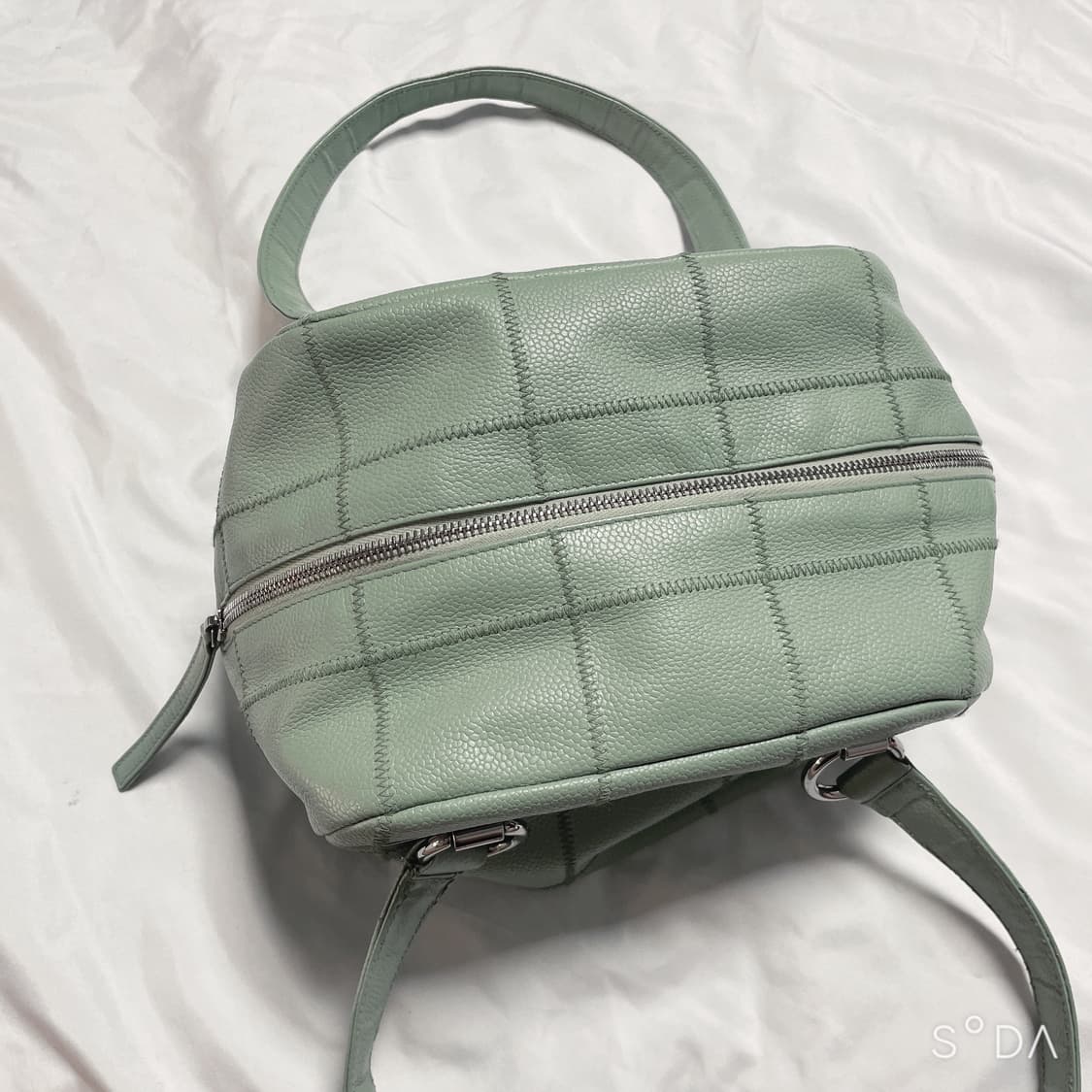 샤넬 캐비어 정방 초콜렛 퀄팅 스티치 보스턴 숄더백 상품이미지5