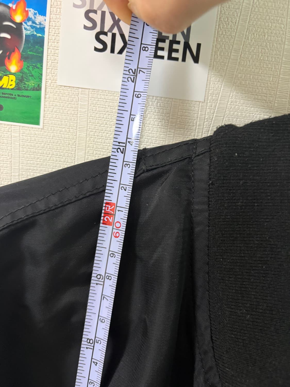 ANOUTFIT 블랙 MA-1 점퍼 M 상품이미지5