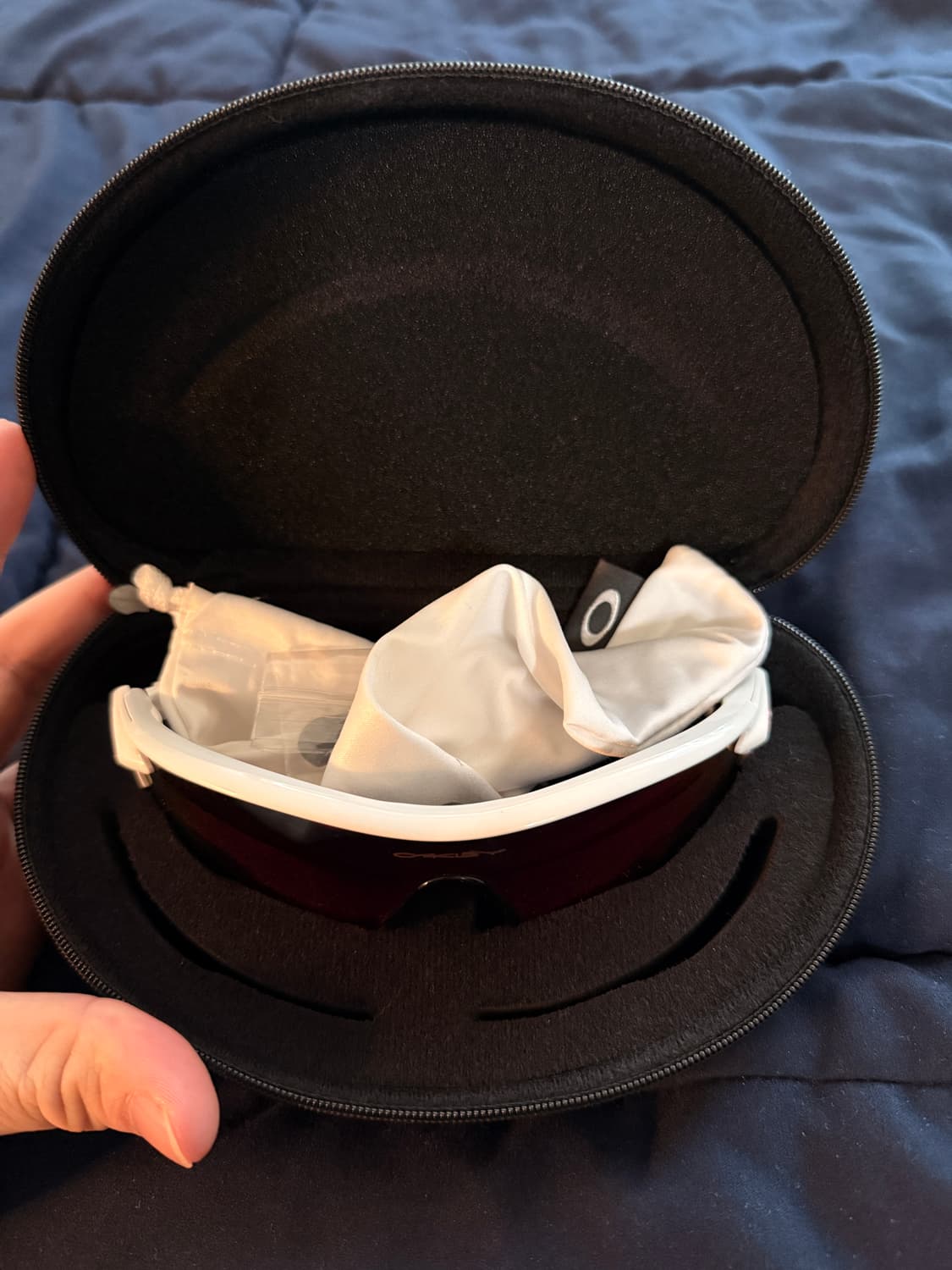 오클리 레이다락 화이트 레드 상품이미지10