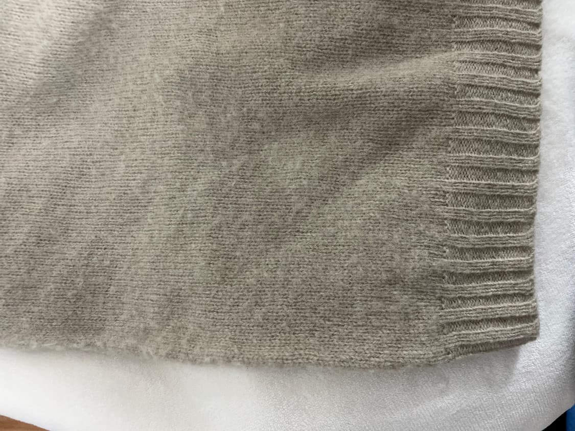 할리오브스코틀랜드 쉐기독 니트 오트밀크 L 상품이미지5