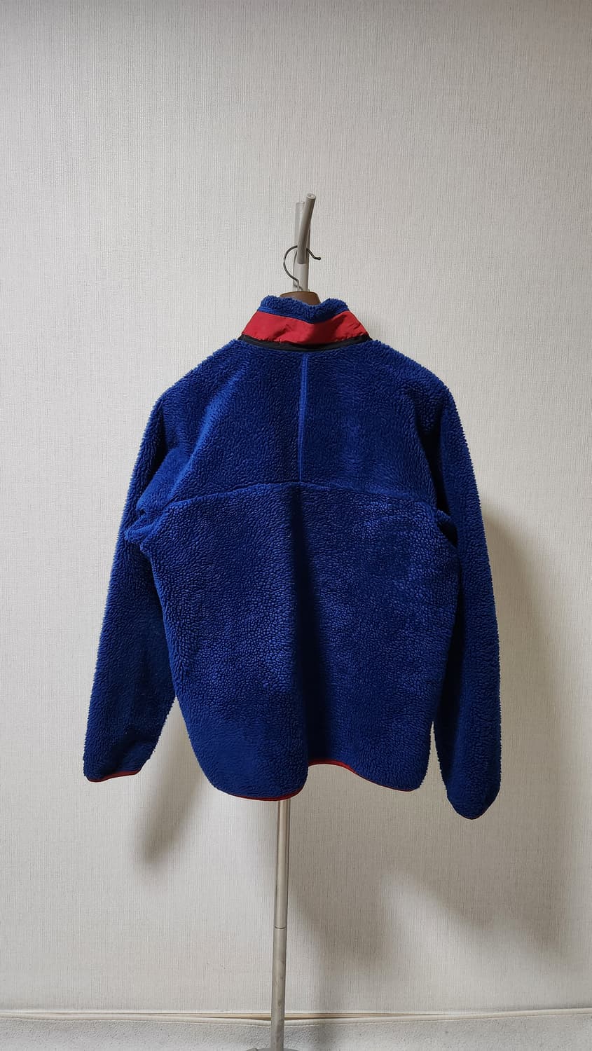파타고니아 레트로파일 플리스 자켓 블루/레드 L 상품이미지2