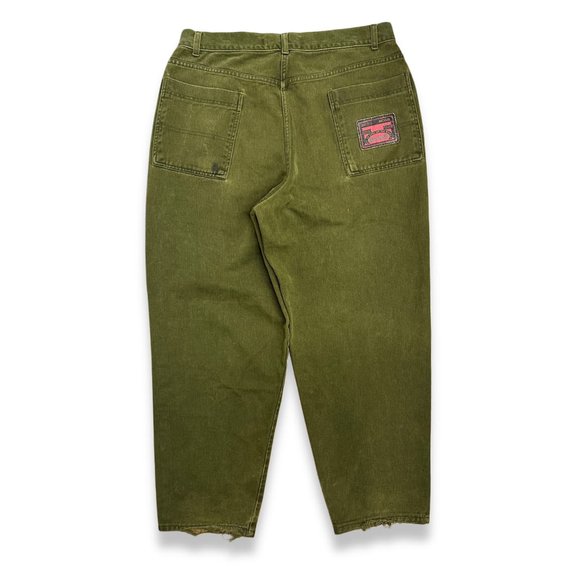 90s BOSS 페이디드 배기핏 데님 팬츠 36 상품이미지2