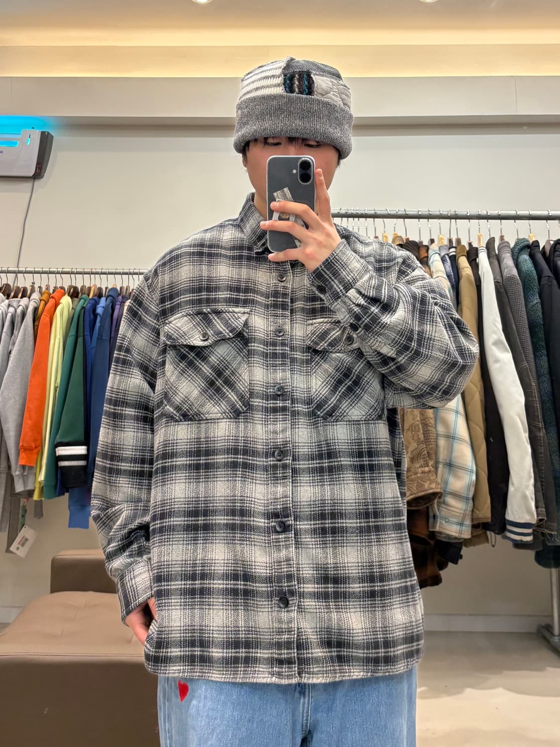 칼하트 wip 크렌즈 체크셔츠 상품이미지6