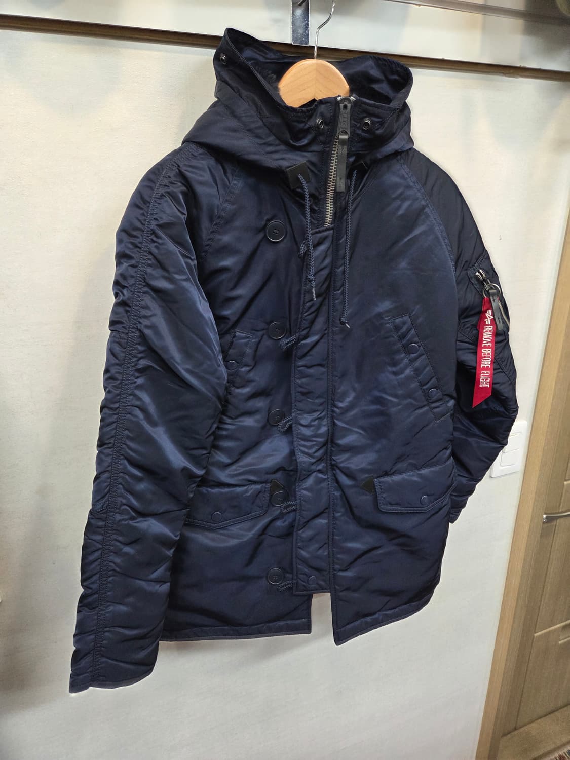 알파인더스트리 항공 파카 패딩 xs 상품이미지6