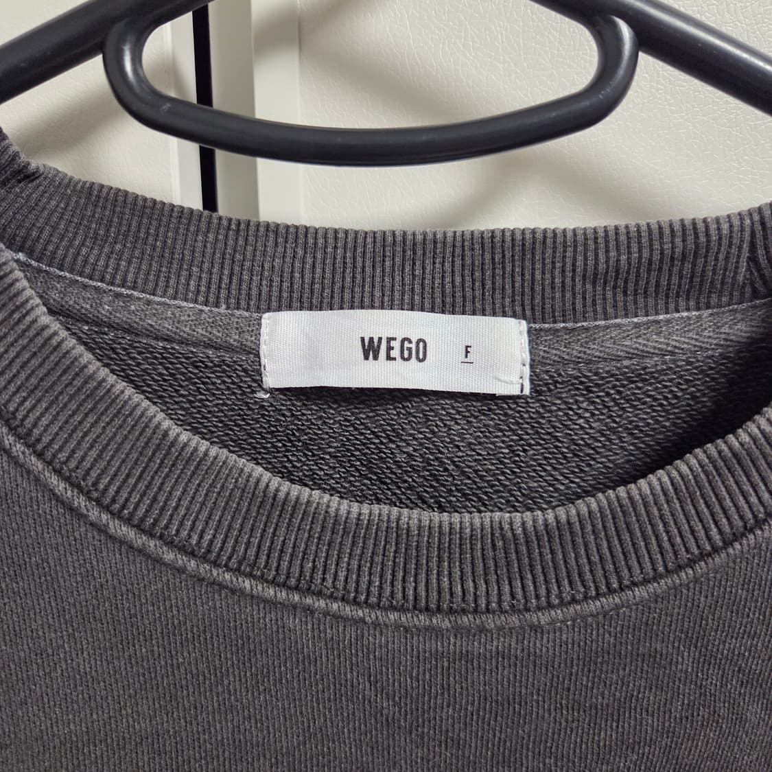 Wego 일본 피그먼트 맨투맨 티셔츠 Free 상품이미지4