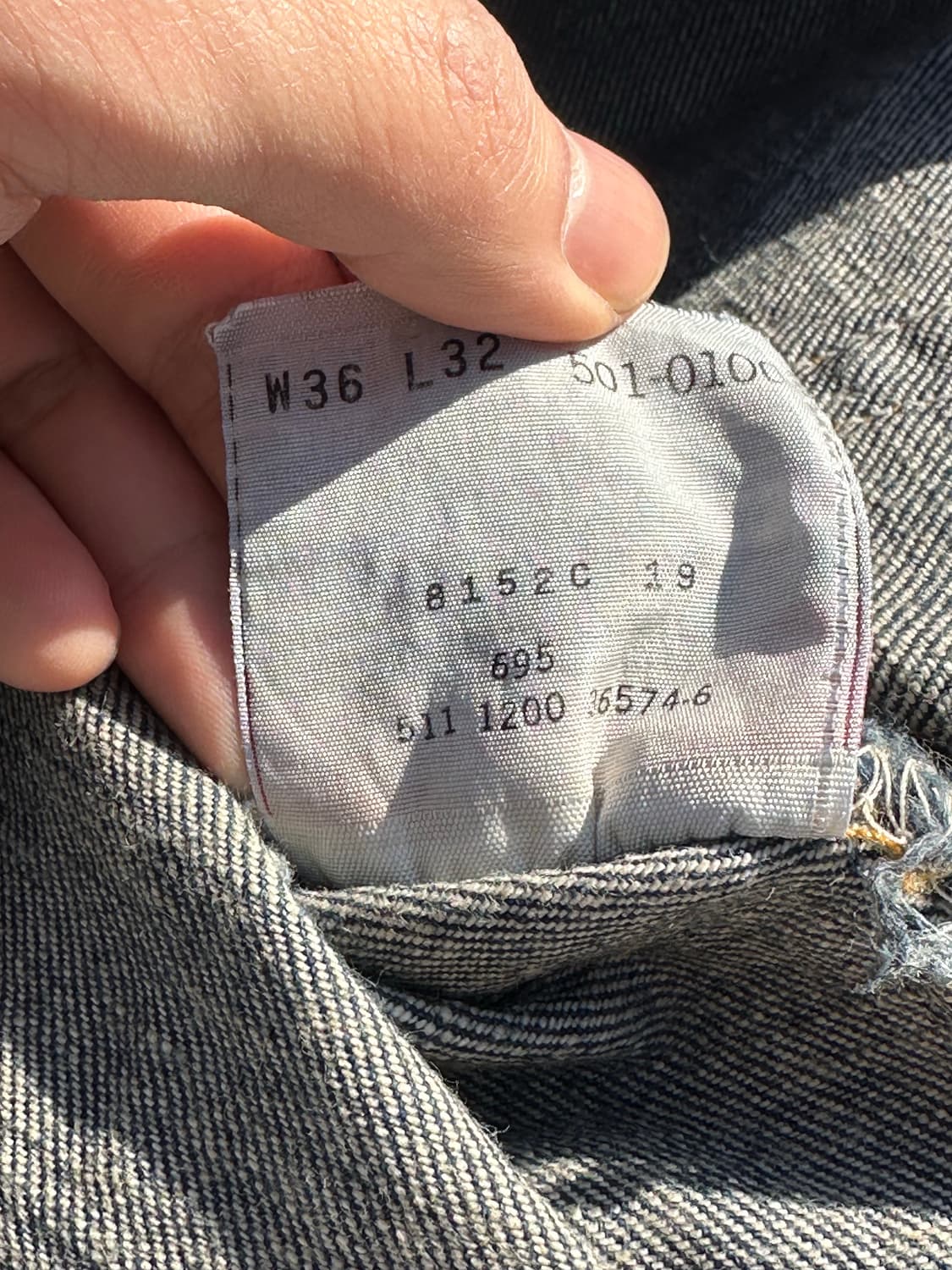 90s Levi's 501 빈티지 리바이스 데님팬츠 상품이미지6