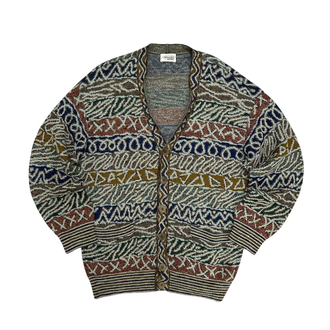 미쏘니 울 패턴 가디건(52) 상품이미지1