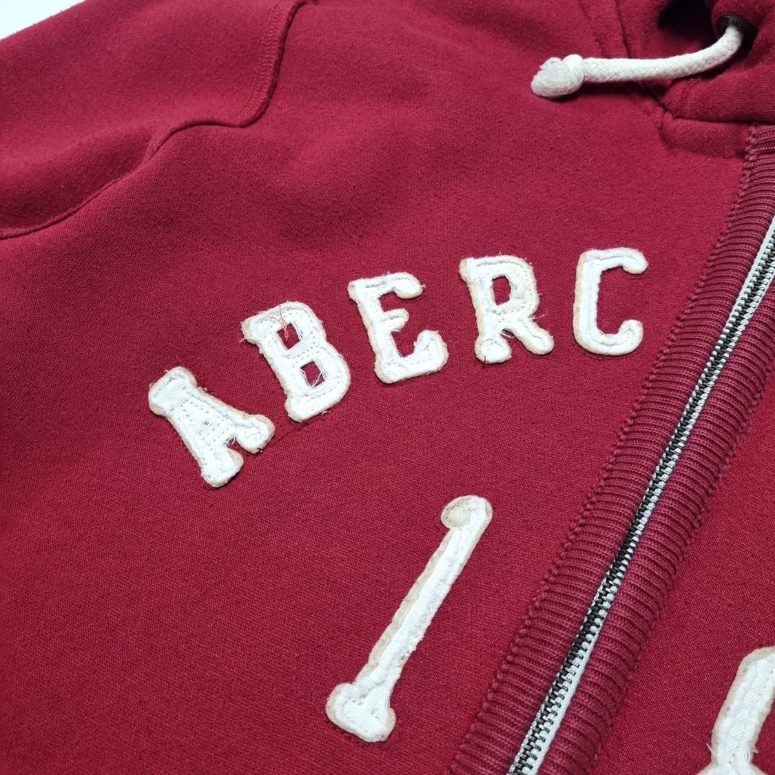 빈티지 아베크롬비 머슬핏 후드 집업 - M 상품이미지5