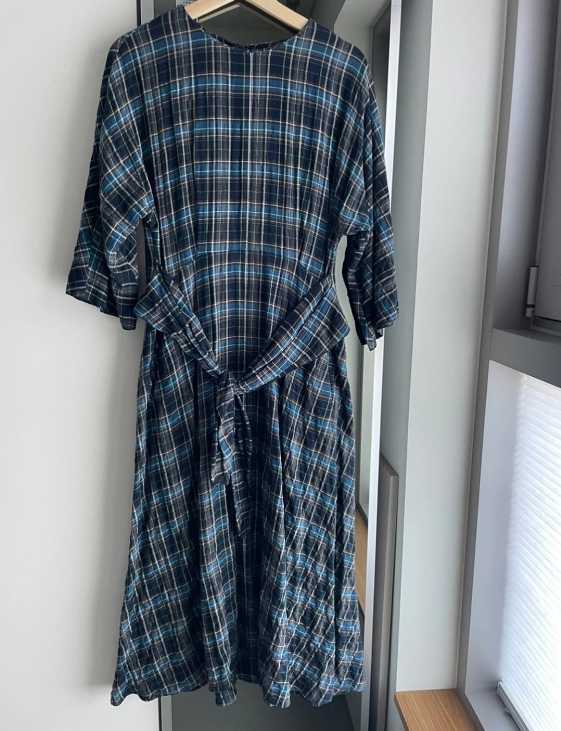 비이커 BEAKER 체크 원피스 상품이미지1