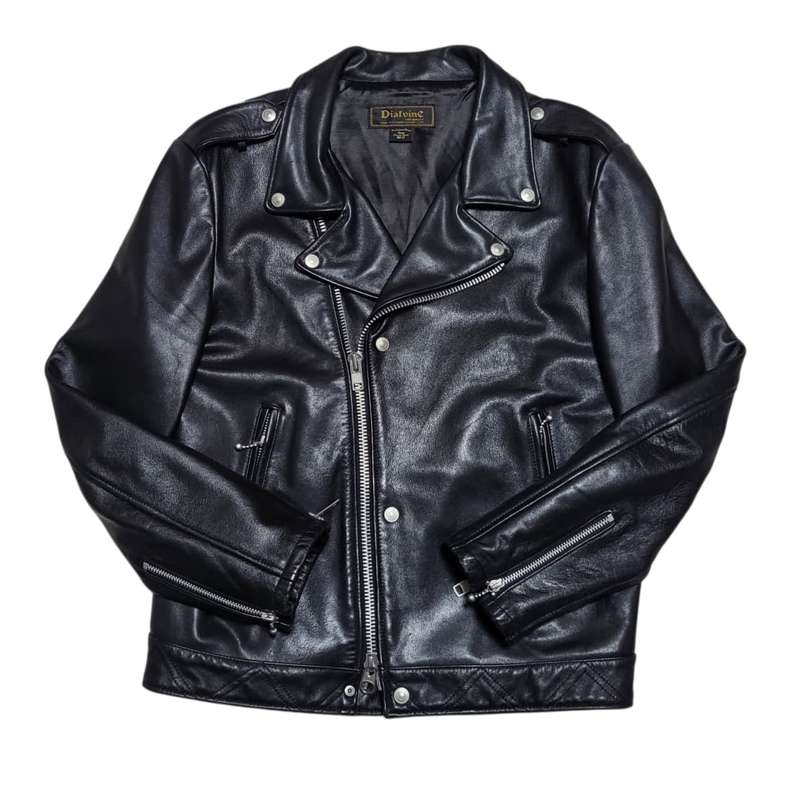 (L) DIAFVINE 디아프바인 스티어하이드 죠니 조니 라이더자켓 상품이미지3