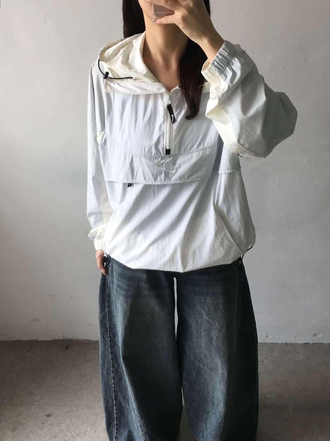 나이키 스우시 아노락 바람막이 상품이미지1