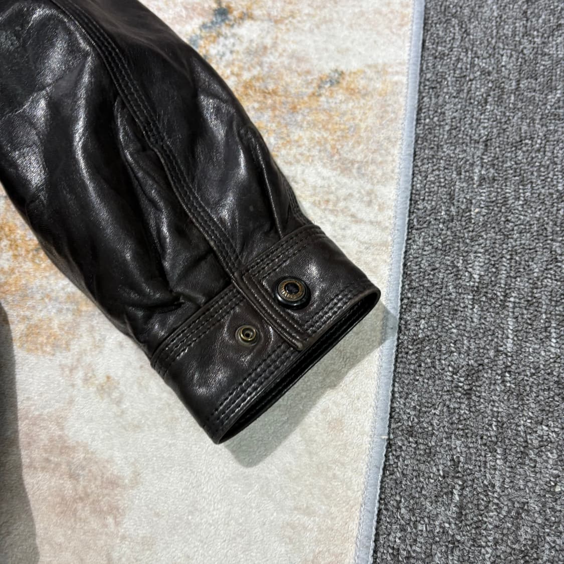 빈티지 밍크퍼 양가죽 레더 자켓 상품이미지9