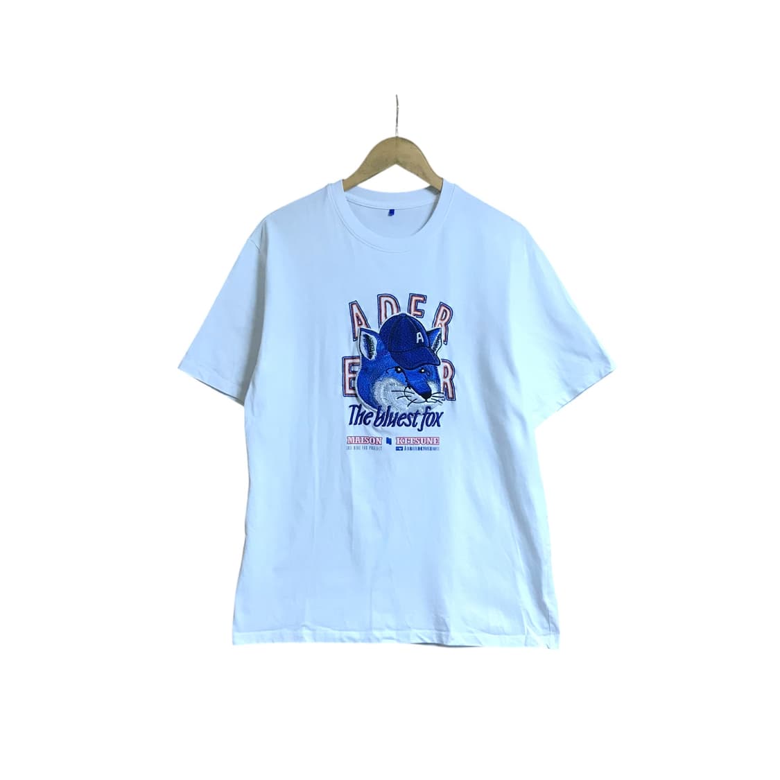 아더에러 x 매종키츠네 폭스 흰색 반팔티 (상태굿) 상품이미지1