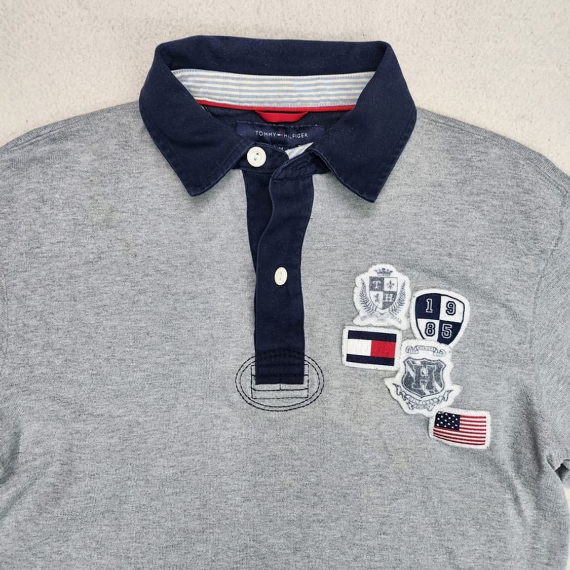 TOMMY HILFIGER 레이어드 카라 긴팔 티 Men M 상품이미지2