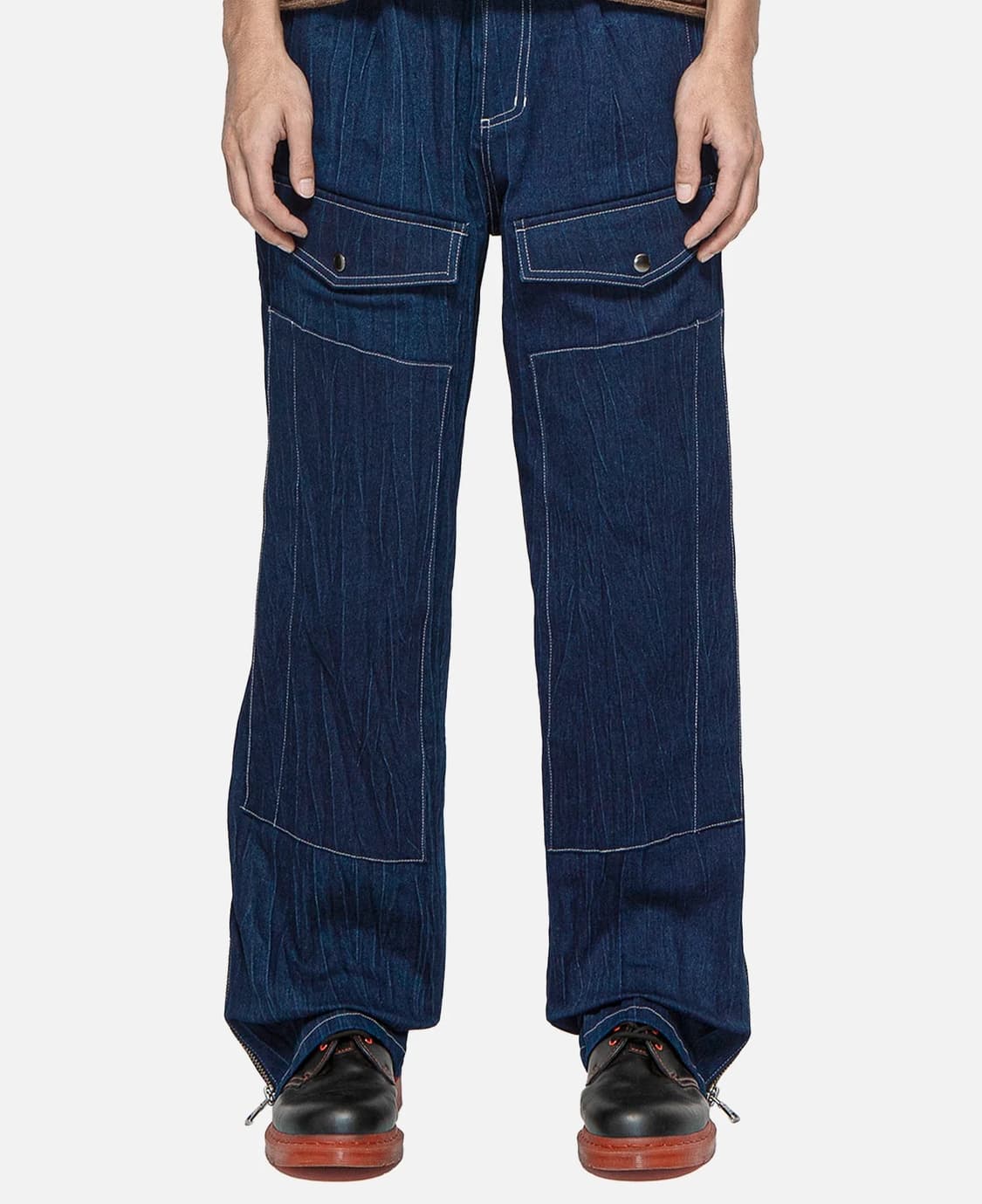 앤더슨벨 포켓 데님 카고 팬츠 상품이미지10