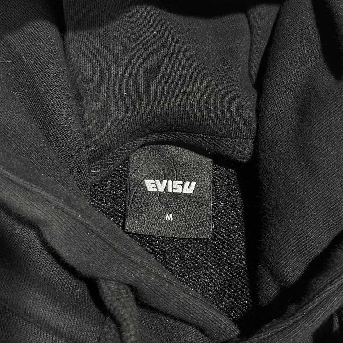에비수 블랙 그래픽 후드티 상품이미지4