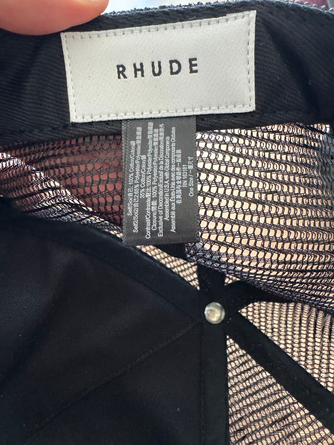 Rhude 루드 메쉬캡 상품이미지2