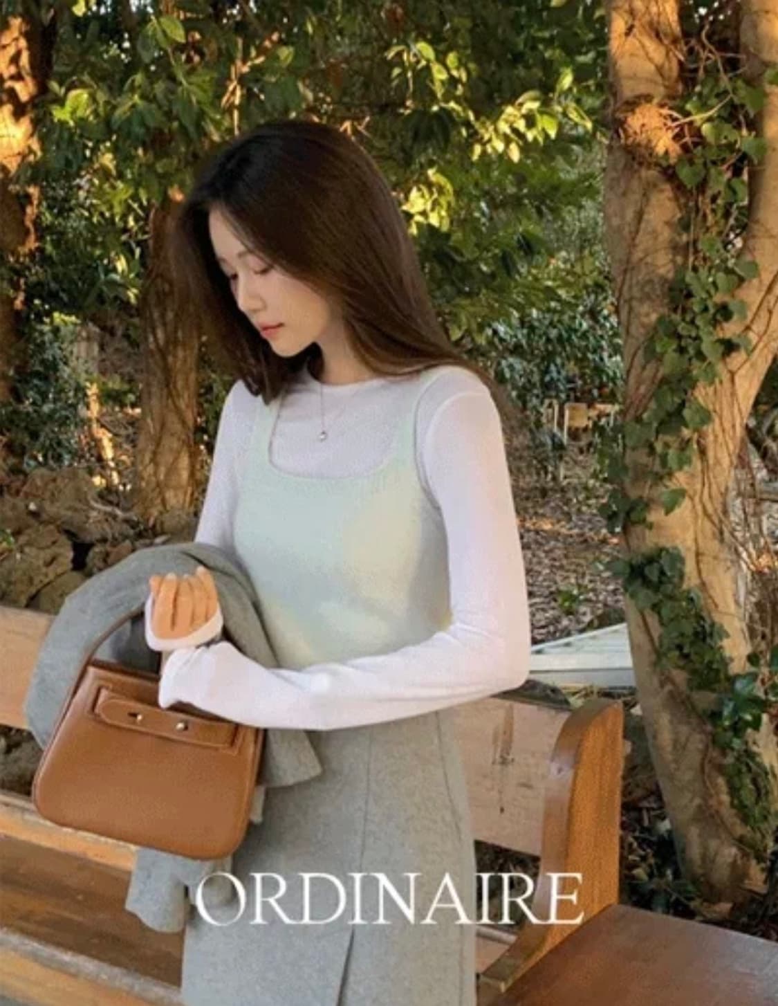 가내스라 라이트 티셔츠 아이보리 상품이미지1