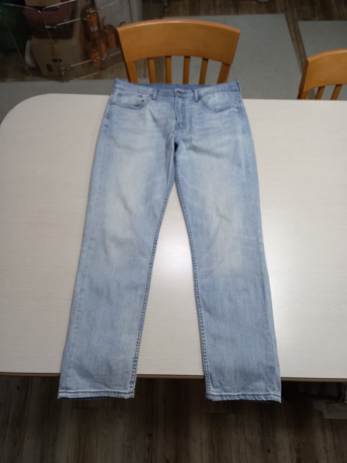 33 리바이스511 워싱 스판 슬림일자진 연청 33-436 상품이미지1